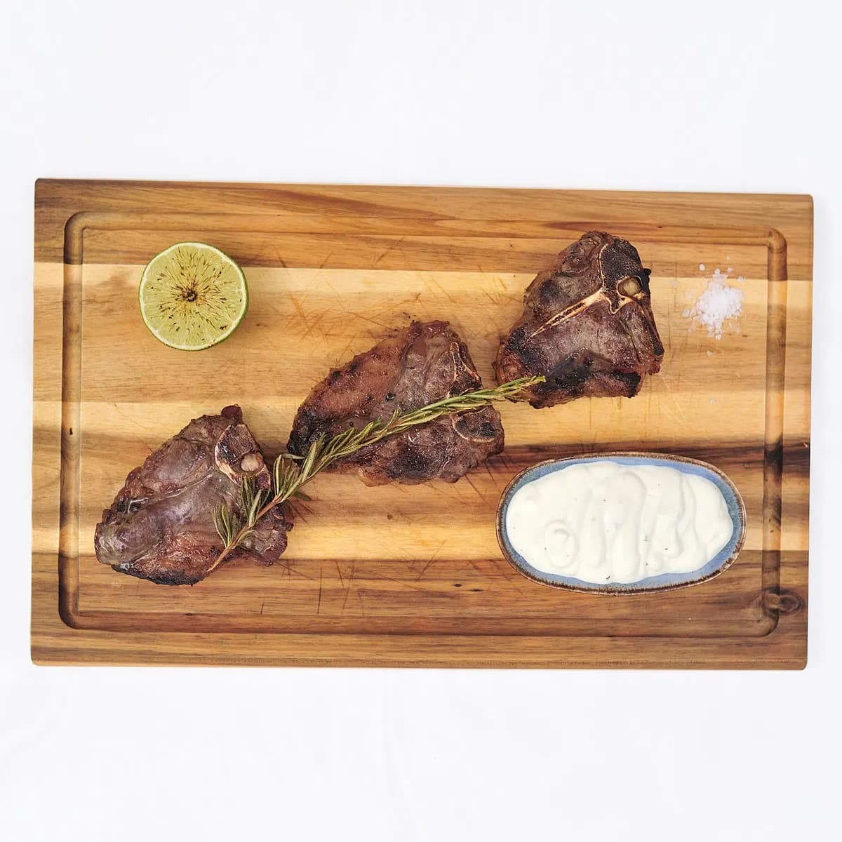 T-bone steak ze skopového